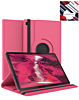 360 Degree Rotation Leather Case for Galaxy Tab S6 lite 10.4" - HOT PINK (Only Ground Shipping)