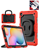 Silicone Cas with 360 Folding Handle Grip for Galaxy Tab S6 lite 10.4" - RED (Only Ground Shipping)