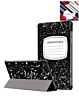 Old Style Notebook Design Case for Galaxy Tab S6 lite 10.4" - COMPOSITION BOOK (Only Ground Shipping)