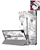 Old Style Notebook Design Case for Galaxy Tab S6 lite 10.4" - EIFFEL TOWER (Only Ground Shipping)