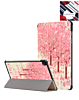 Old Style Notebook Design Case for Galaxy Tab S6 lite 10.4" - CHERRY BLOSSOMS (Only Ground Shipping)