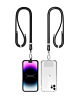 Mobile Phone Straps with Card Holder - BLACK (Only Ground Shipping)