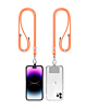 Mobile Phone Straps with Card Holder - ORANGE (Only Ground Shipping)