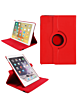 Universal 8" 360 Degree Rotating Leather Case - RED (Only Ground Shipping)
