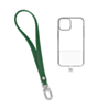 Silicone Braided Wrist Lanyard (0.4ft) (GREEN) (Only Ground Shipping)