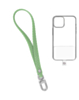 Silicone Braided Wrist Lanyard (0.4ft) (MATCHA GREEN) (Only Ground Shipping)