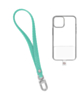 Silicone Braided Wrist Lanyard (MINT GREEN) (Only Ground Shipping)