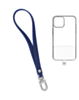 Silicone Braided Wrist Lanyard (0.4ft) (NAVY BLUE) (Only Ground Shipping)