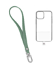 Silicone Braided Wrist Lanyard (0.4ft) (PINE NEEDLE GREEN) (Only Ground Shipping)