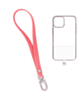 Silicone Braided Wrist Lanyard (0.4ft) (PINK) (Only Ground Shipping)