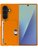 Shockproof Case with Card Holder Slot for Galaxy Z Fold 7 (ORANGE) (Only Ground Shipping)