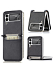 Galaxy Z Flip 3 Genuine Leather Case - BLACK (Only Ground Shipping)