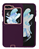 Heavy Duty Case for Galaxy Z Flip 6 / Z Flip 7 FE (MAROON & PINK) (Only Ground Shipping)