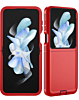 Heavy Duty Case for Galaxy Z Flip 7 (RED & BLACK) (Only Ground Shipping)