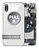 Grab the wholesale deals on the Back Housing Frame with small components pre-installed for iPhone X, Silver, OEM Pull B Grade.
