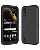 Heavy Duty Case for Galaxy A01 (BLACK) (Only Ground Shipping)
