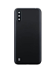 Back Glass with Camera Lens and Adhesive for Galaxy A01 (A015 / 2020) (NO LOGO) (BLACK)