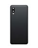 Back Glass with Camera Lens and Adhesive for Galaxy A02 (A022 / 2020) (BLACK)
