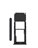 Buy the black single SIM card tray for Galaxy A02 A022 2020.
