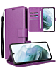 Galaxy A06 Leather Wallet Case with Card Slot - PURPLE (Only Ground Shipping)