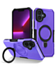 Hard PC Shockproof Case w /Ring Holder - PURPLE for Galaxy A06 (Only Ground Shipping)