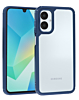 Matte Color Bumper Clear Case - BLUE for Galaxy A06 (Only Ground Shipping)