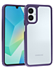 Matte Color Bumper Clear Case - PURPLE for Galaxy A06 (Only Ground Shipping)