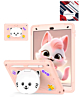 Shockproof Kickstand Case with Pen Slot - ROSE PINK for iPad Air 11 2024 (Only Ground Shipping)