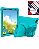 Big Butterfly Case - TEAL for iPad 10 2022 (10.9") / iPad 11 (A16) / Air 11 2024 / Air 4 / Air 5 / Pro 11 (All Models) (Only Ground Shipping)