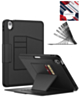 Shockproof Magnetic Multi-Angles Stand Case with Pen Holder - BLACK for iPad Air 11 / 2024 / Air 4 / Air 5 / Pro 11 (1st / 2nd / 3rd / 4th) (Only Ground Shipping)