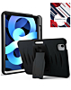 Shockproof Case with Pen Slot - BLACK for iPad Air 11 / 2024 / Air 4 / Air 5 / Pro 11 (1st / 2nd / 3rd / 4th) (Only Ground Shipping)