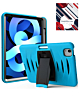 Shockproof Case with Pen Slot - BLUE for iPad Air 11 / 2024 / Air 4 / Air 5 / Pro 11 (1st / 2nd / 3rd / 4th) (Only Ground Shipping)