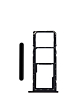 Order the Single Sim Card Tray for Galaxy A11 A115 2020 in black.
