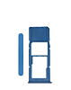 Buy the Single Sim Card Tray for Galaxy A12 A125 2020 in blue.

