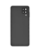 Back Glass with Camera Lens and Adhesive for Galaxy A12 Nacho (A127 / 2021) (NO LOGO) (BLACK)