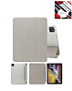 Smart PU Stand with Pen Holder - GRAY for iPad Air 13 2024 / Pro 12.9 (3rd / 4th / 5th / 6th) (Only Ground Shipping)