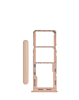 Order the dual sim card tray for Galaxy A13 A135 2022 peach.
