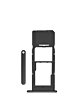 Purchase the Single Sim Card Tray for the Galaxy A14 4G model A145 in black.
