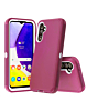 Heavy Duty Case for Galaxy A15 (HOT PINK & WHITE) (Only Ground Shipping)