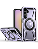 Full-Body Rugged Shockproof Case with Built-in Ring Holder - PURPLE for Galaxy A15 (Only Ground Shipping)