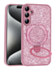 Sparkle Luxury Slim Case with Magnetic Kickstand for Galaxy A17 (PINK) (Only Ground Shipping)