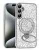 Sparkle Luxury Slim Case with Magnetic Kickstand for Galaxy A17 (SILVER) (Only Ground Shipping)