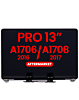 LCD Assembly (SPACE GRAY) (NO LOGO) (Aftermarket) for MacBook Pro 13" with Touch Bar / Pro 13" (A1706 / Late 2016)