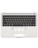 Top Case with US Keyboard (SILVER) for MacBook Pro 13" Touch Bar (A1706 / Late 2016 / Mid 2017)