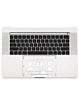 Top Case with US Keyboard (SILVER) for MacBook Pro 15" with Touch Bar (A1707 / Late 2016 / Mid 2017)