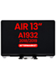 LCD Assembly (SPACE GRAY) (Aftermarket) for MacBook Air 13" Retina (A1932 / Late 2018 / Early 2019)