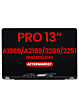 LCD Assembly (SPACE GRAY) (NO LOGO) (Aftermarket) for MacBook Pro 13 (A1989 / Late 2018 / Early 2019) (A2159 / Mid 2019)(A2289 / A2251 / Mid 2020)