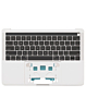 Top Case with US Keyboard (SILVER) for MacBook Pro 13" with Touch Bar (A1989 / Late 2018 / Early 2019)
