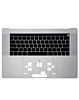 Top Case with US Keyboard (SILVER) for MacBook Pro 15" Touch Bar (A1990 / Late 2018 / Early 2019)