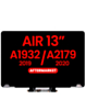 LCD Assembly (SILVER) (NO LOGO) (Aftermarket) for MacBook Air 13" Retina (A1932 / Mid 2019) (A2179 / Early 2020)